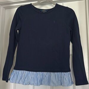 Polo Ralph Lauren girls top sweatshirt sweater large